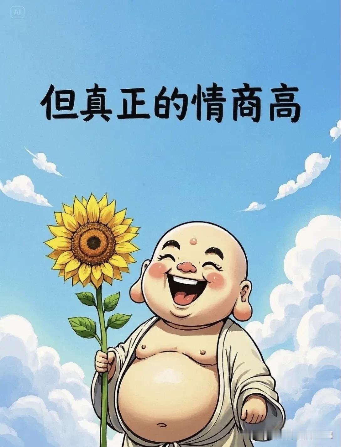 。什么是情商？
1、情商就是：
吃饭前，先夸一下做饭的人。
对于自己没出力就享福