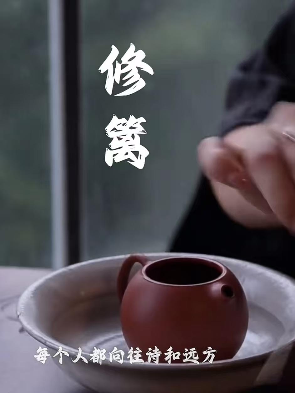 清江引·心篱
诗肩担着柴米走，
菊种篱墙后。
市声穿耳柔，
车影隔窗皱。
心磨砚