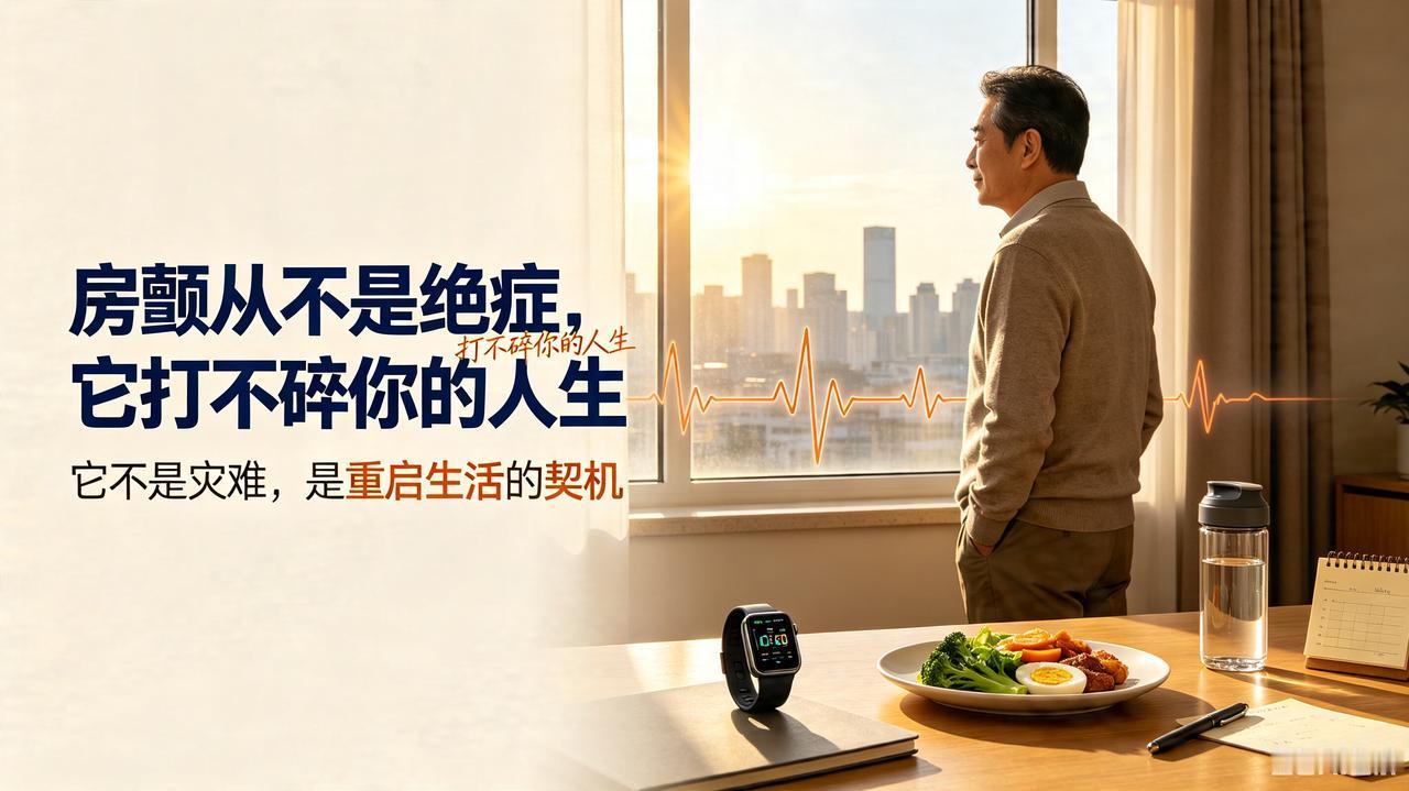 房颤不是绝症，打不碎你的人生！
 
很喜欢一句话：重大疾病不是改变生活，而是把人