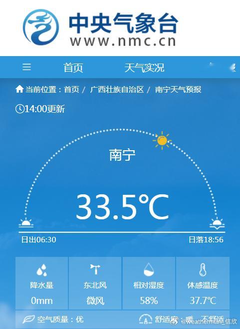 【高温】今天截至14时，高温主要出现在四川东部和重庆，云南彝良、元阳、元江和贵州