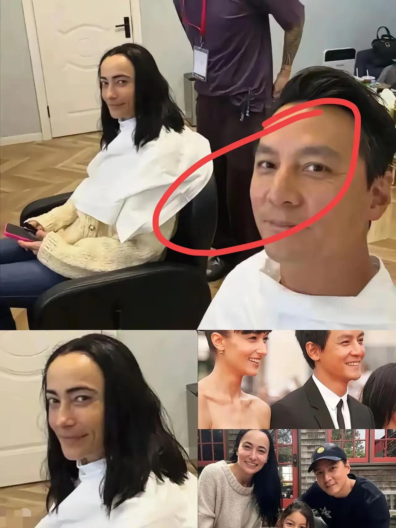 刚开始，以为是吴彦祖留长发的照片，太有夫妻相了。没别的意思，只是找了半天，吴彦祖