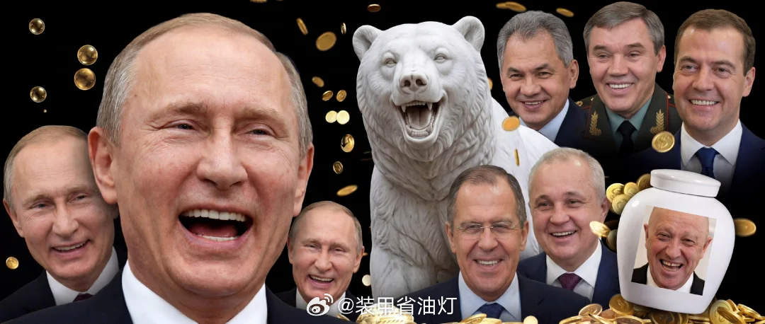 从左至右：泽委员长心里苦，卖馕买防空导弹~普里戈任在罐儿里都乐出声了~伊朗向美以