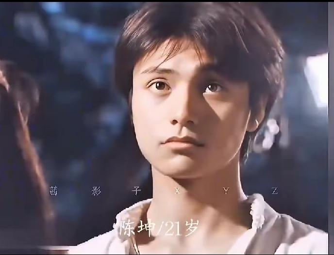 同样的21岁，那时候的陈坤比黄晓明帅气。