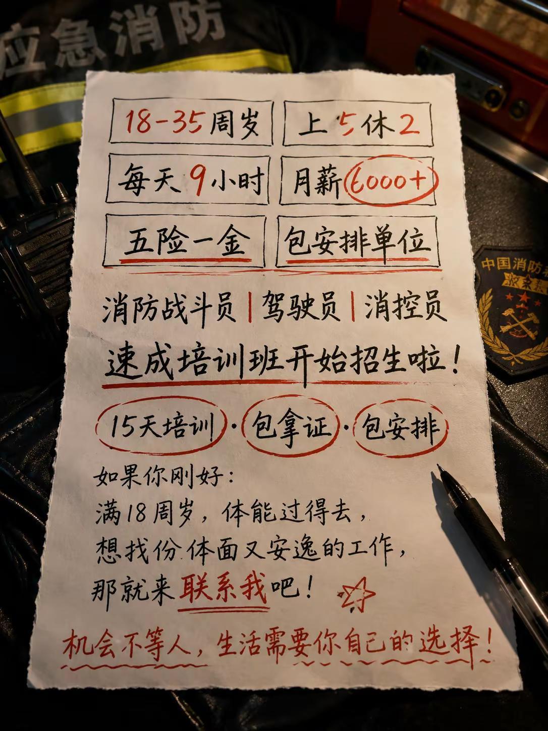 消防员报名条件和要求 消防员招录 消防员报名 消防队招聘 招录消防员