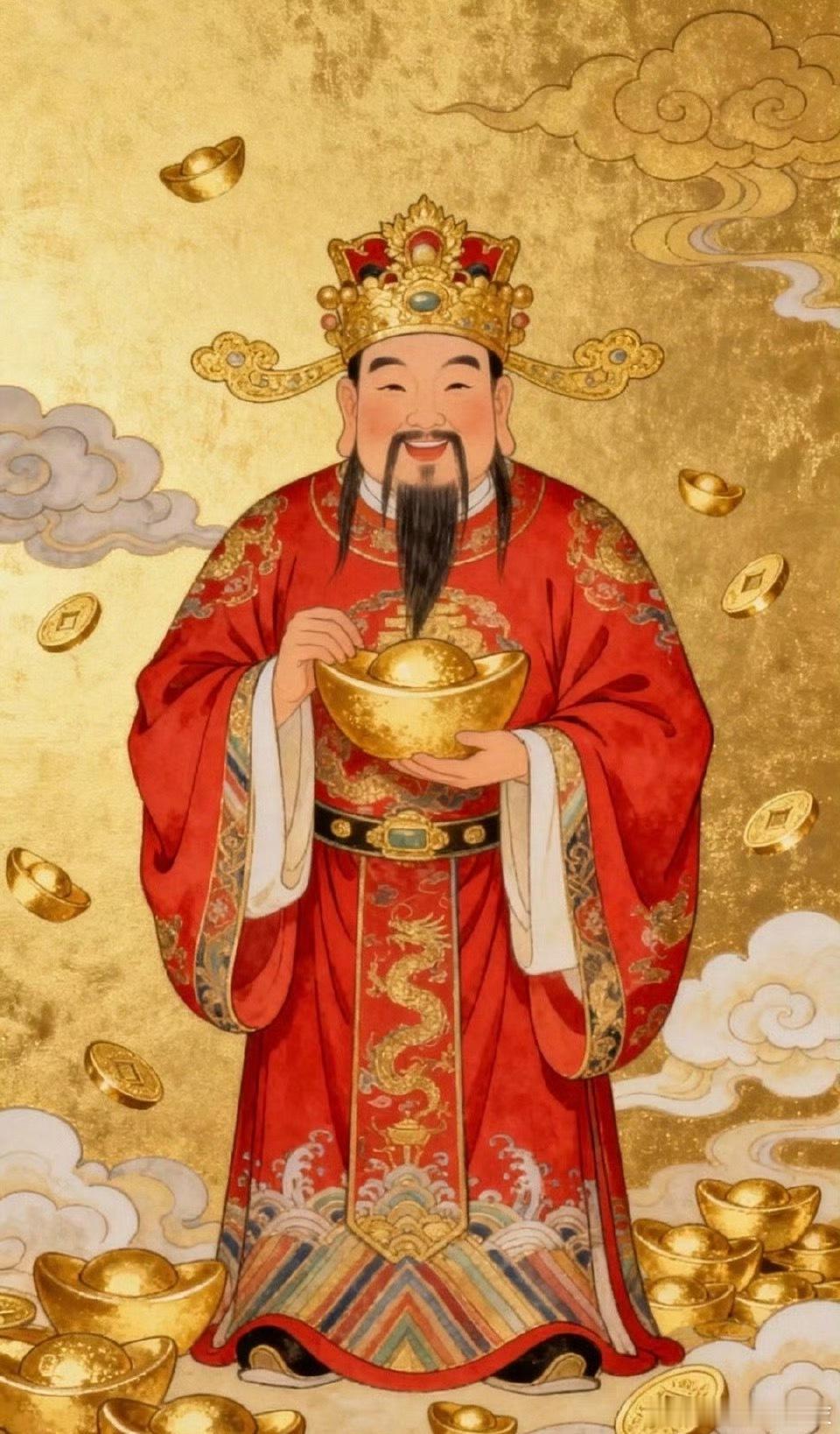 迎财神门打开，财进来，富贵排成排，2026财来就我，大家也一定发财暴富！