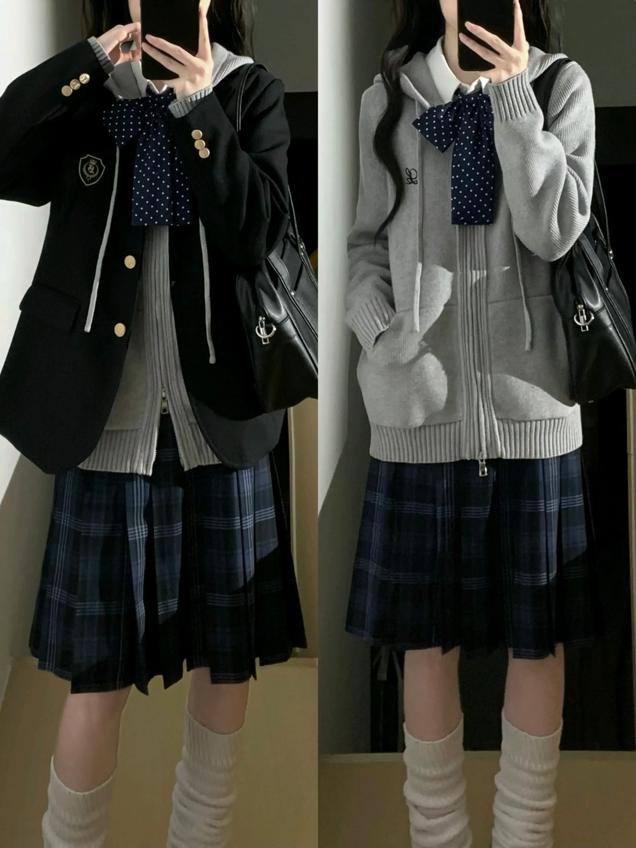 西服叠穿太权威。