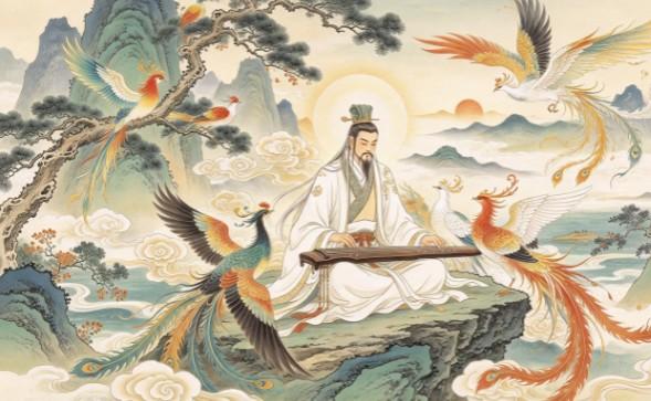 品读《山海经》666——《大荒西经》太子长琴

原文：
有芒山。有桂山。有榣山，