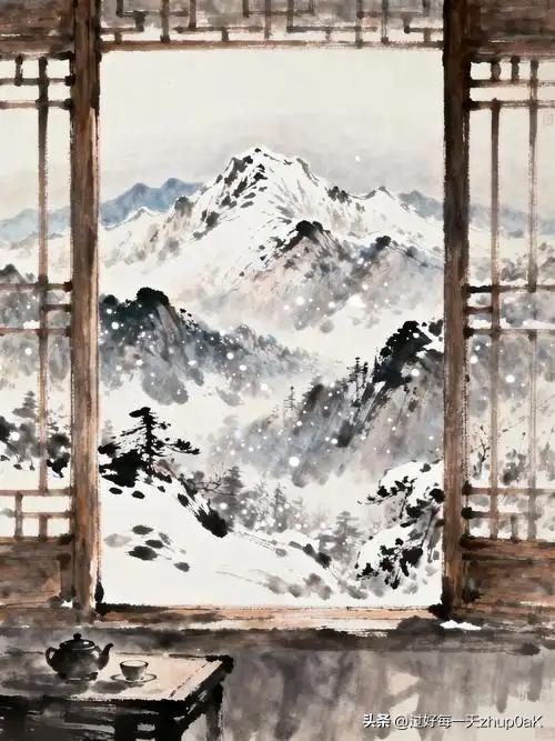 《醉后题壁》
——宋·杨万里
夜寒星斗挂屋椽，
我辈把酒不问天。
语声未怕惊天上