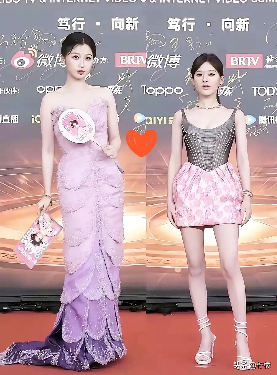 明明赵露思比虞书欣漂亮，
但是一同框，赵露思就输了，坏就坏在身高太虐了。在169