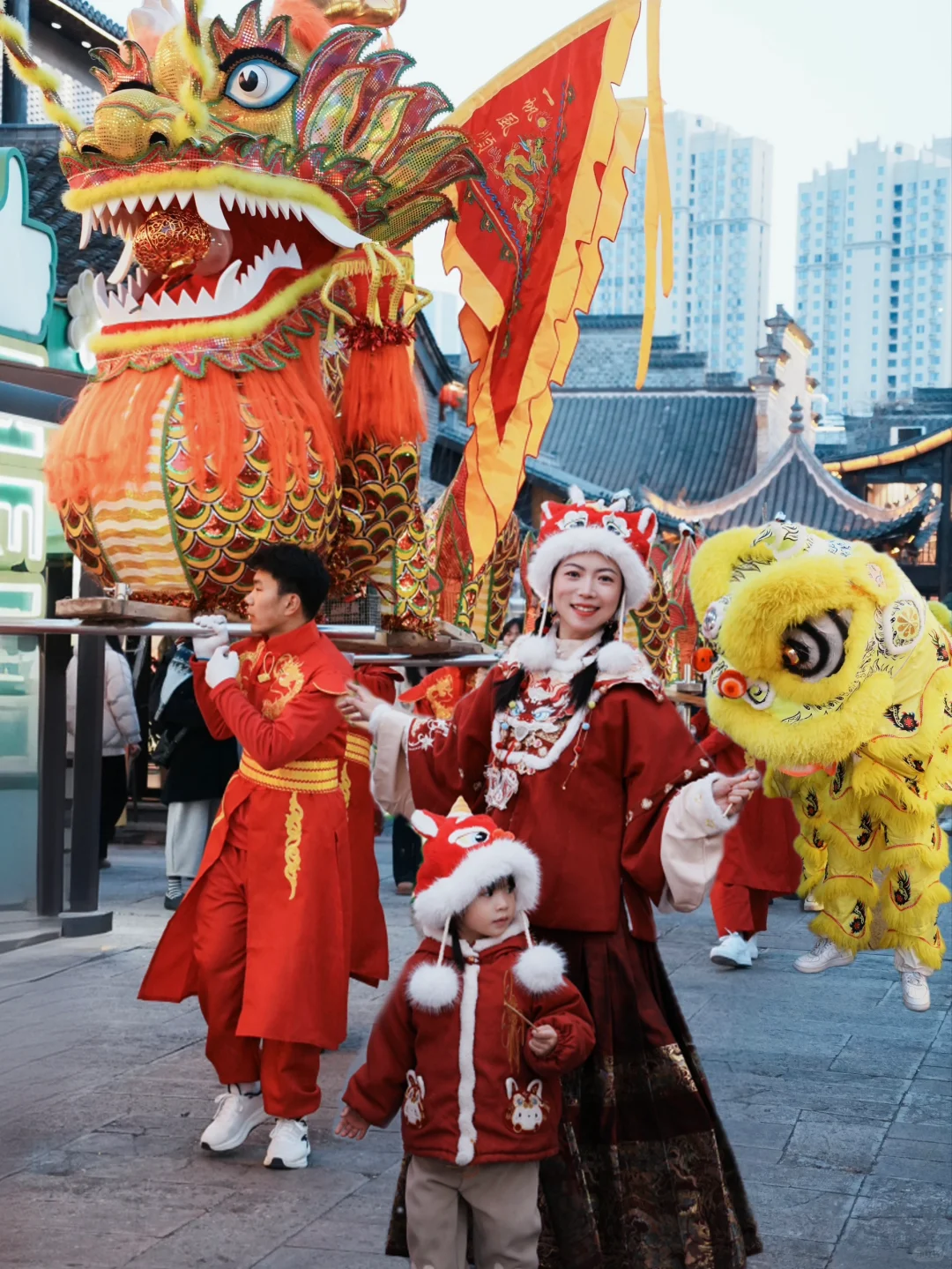 我很少用震撼来形容‼️今年合肥年味太绝了😭