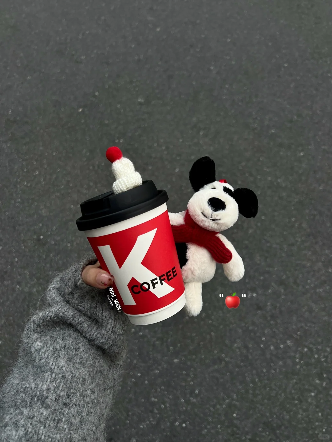 🍎冬天当然要喝红苹果热美式.