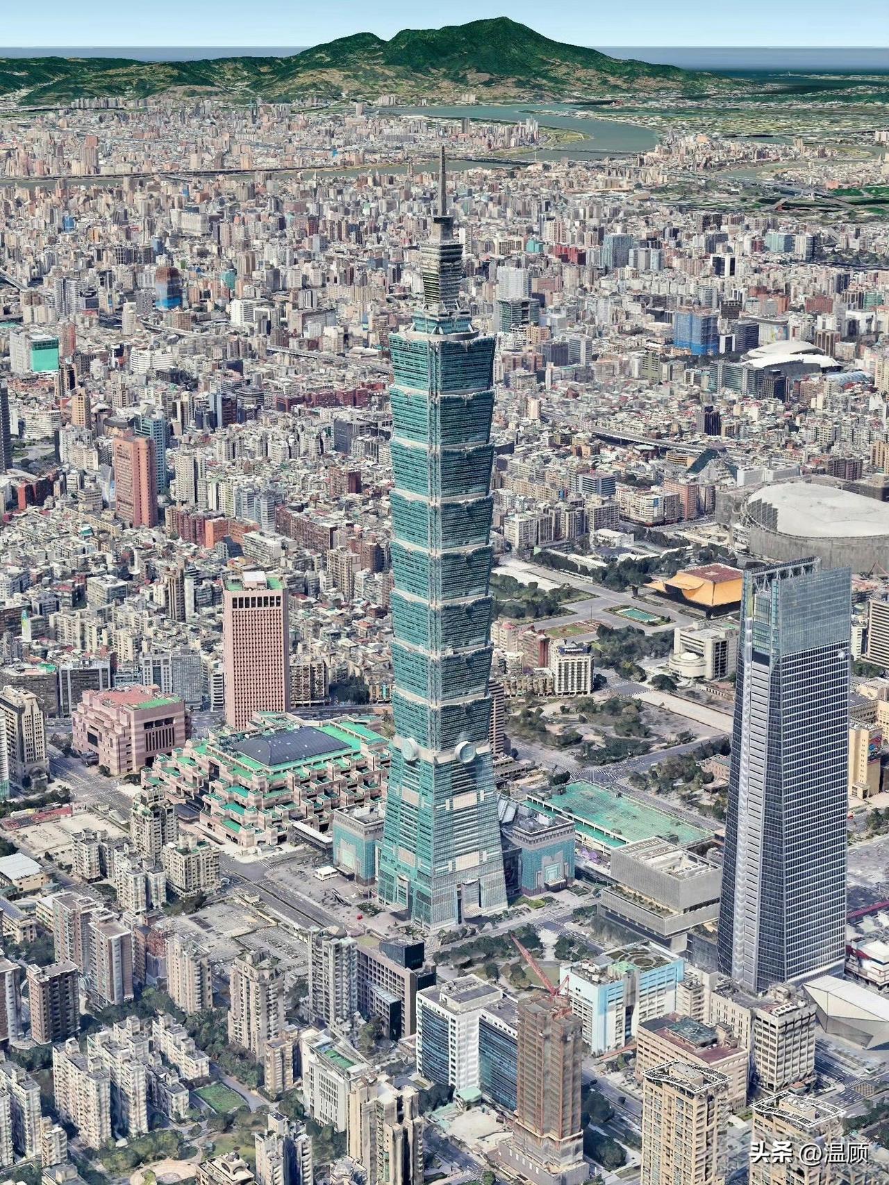 实话实说，空中俯瞰台北，跟大陆几线城市类似？