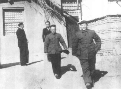 毛泽东在河北西柏坡会见米高扬(1949年)