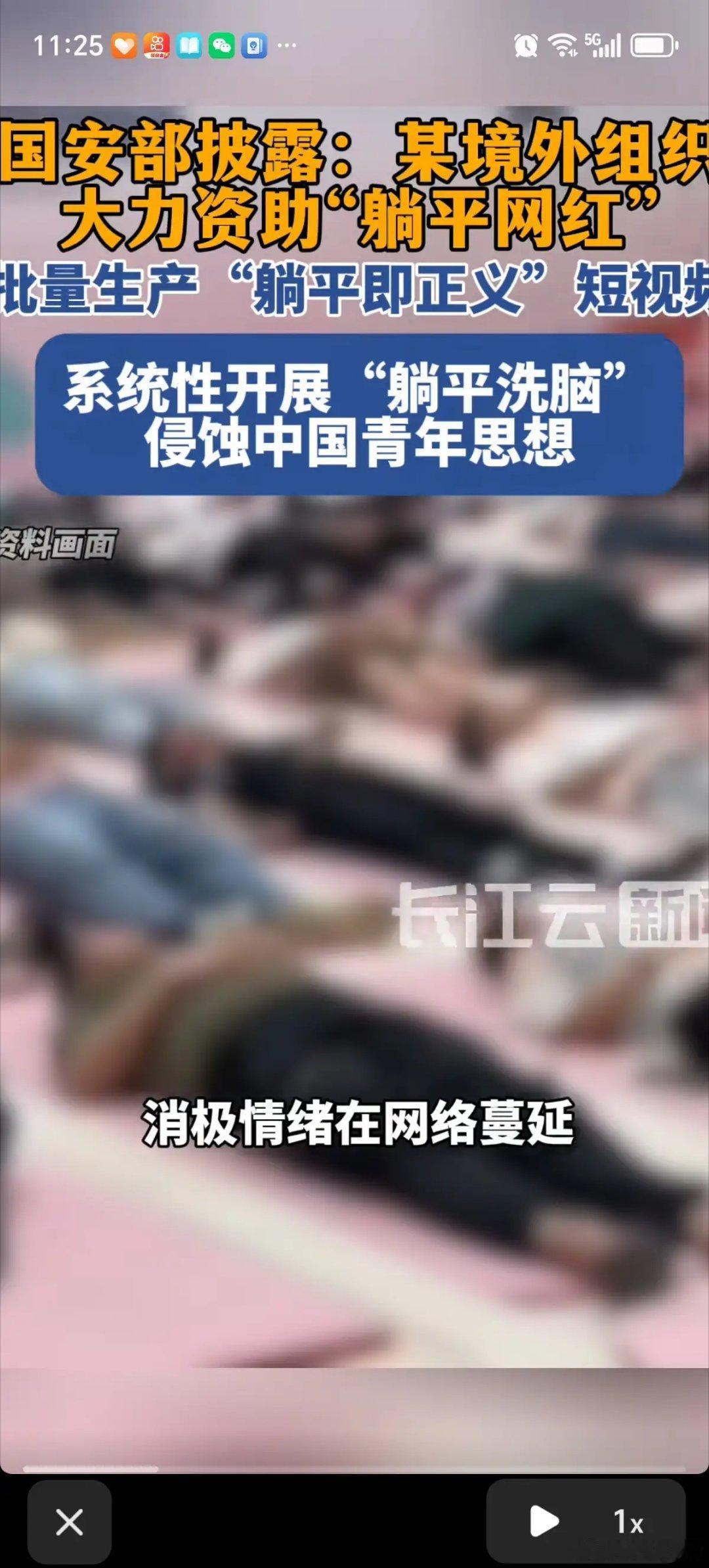 建议把受资助的机构和个人名单公布出来，好让大众分辨警惕境外组织网红躺平式洗脑