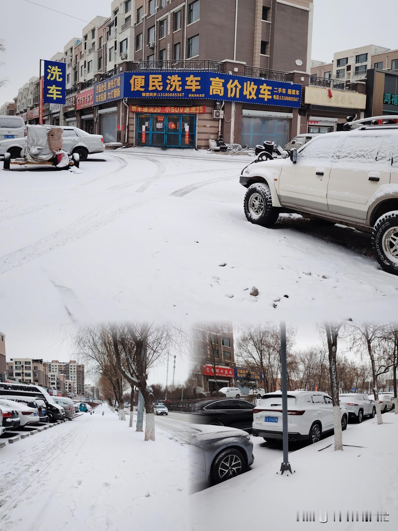 长春3月18号凌晨这场雪，来得真叫一个猝不及防。本来都快摸得着春天的边儿了，夜里