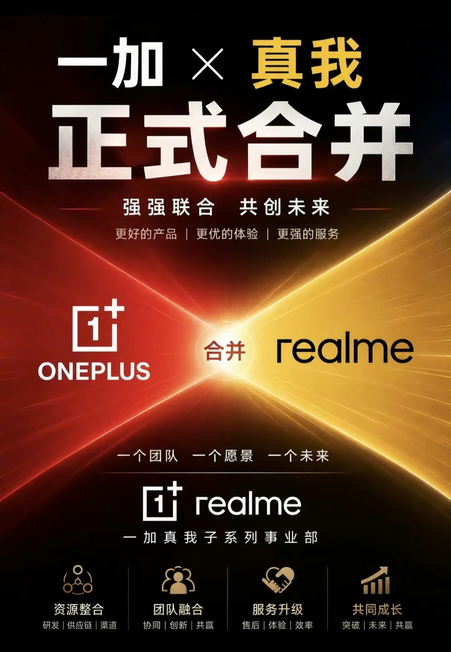 一加真我合并一加与真我合并，本质是OPPO在存量寒冬里的“削藩止血”。两大品牌从