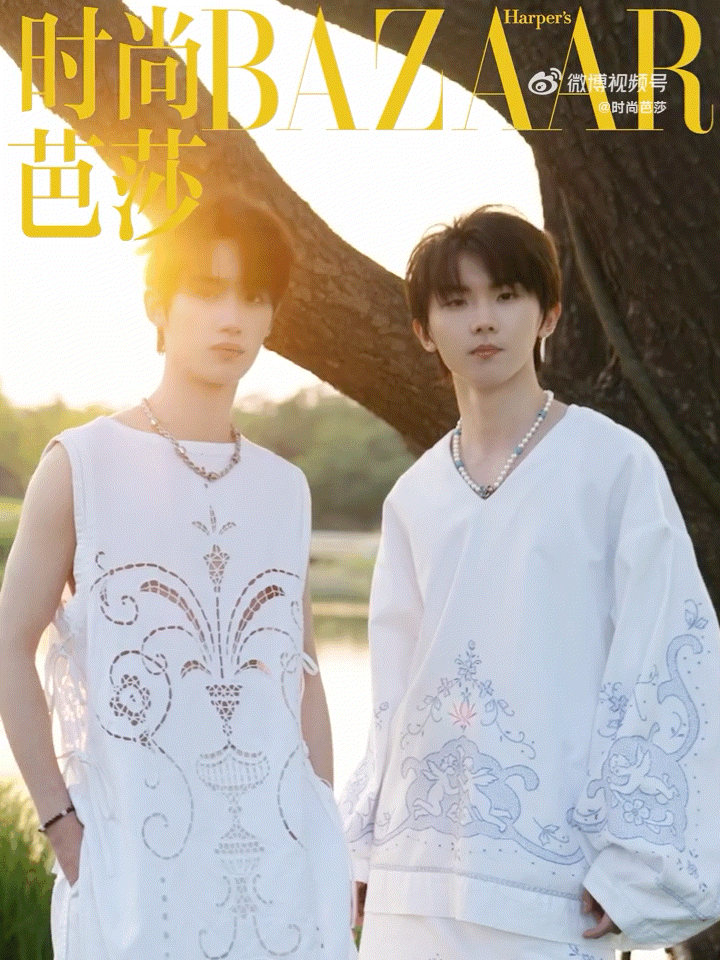 #马嘉祺丁程鑫双人内页##宋亚轩刘耀文芭莎同框##张真源严浩翔贺峻霖芭莎同框#这