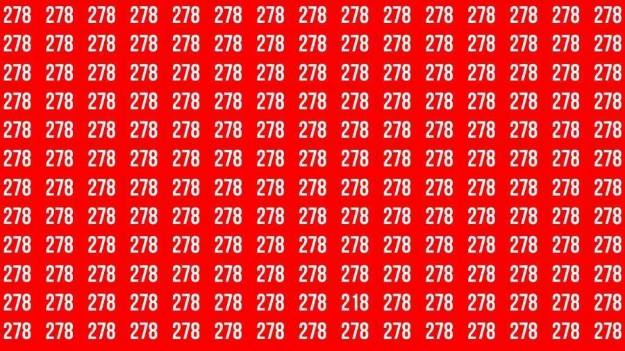 在这片由红色数字 “278” 铺就的密集海洋里，每个数字都像跳动的火焰般整齐排列