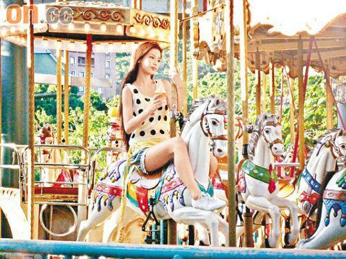 angelababy *杨颖 2008年麦当劳广告拍摄🎬纯真少女 脸蛋天才！