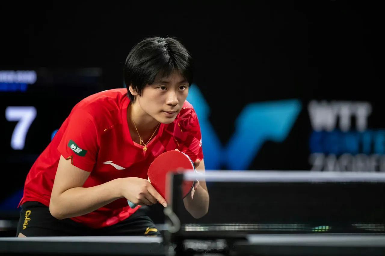 WTT常规挑战赛，萨格勒布站女单4强决赛陈熠2一3横井咲樱11一5，11一13，