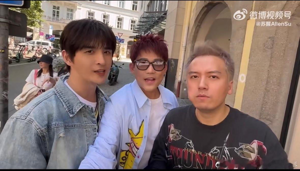#网友偶遇苏醒张远欧洲杯录综艺#这次的欧洲杯本来我就很喜欢，没想到苏醒和张远去了