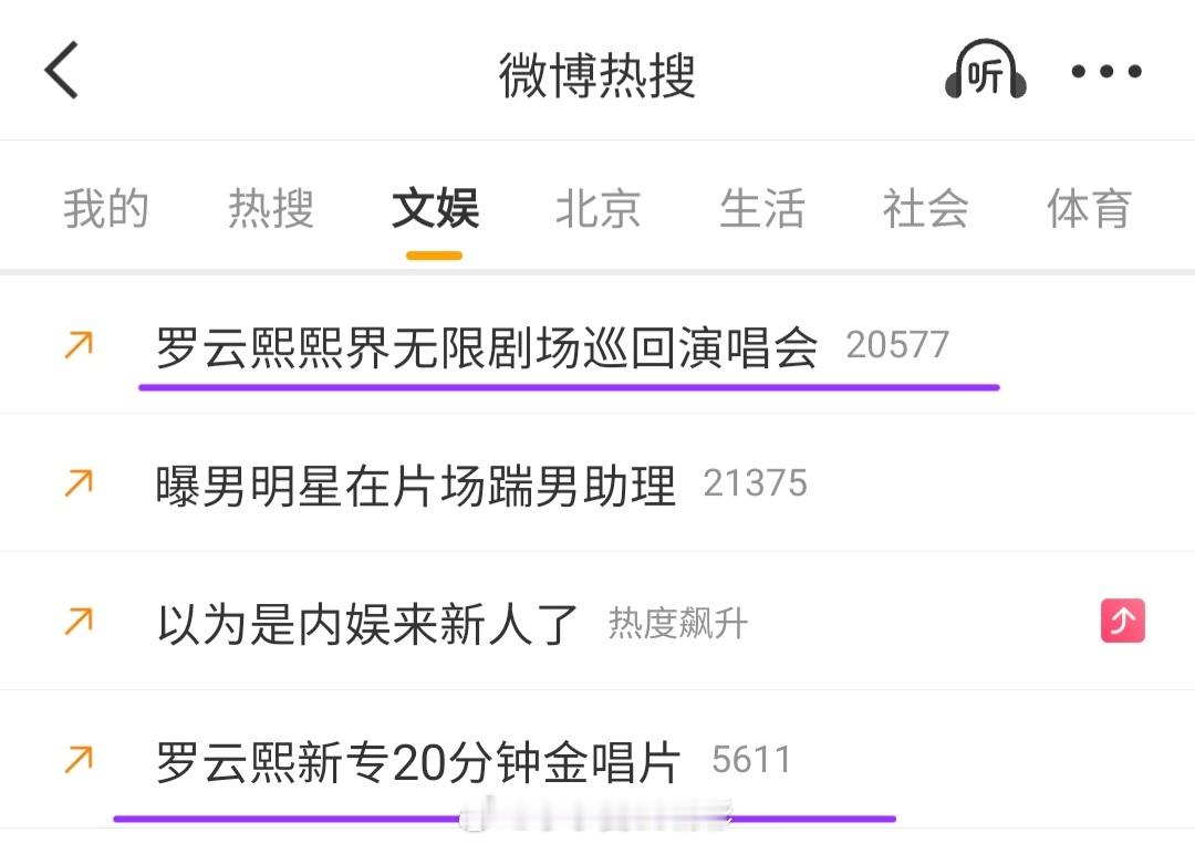 文娱上升rs，宝子们一起带罗云熙熙界无限剧场巡回演唱会 罗云熙新专20分钟金唱片
