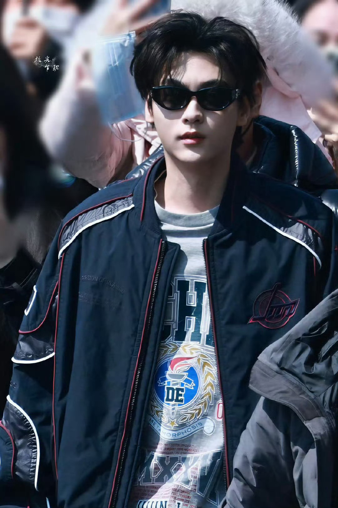 田栩宁190冲击力田栩宁墨镜露额头田栩宁F1活动 🤩F1线下活动造型帅到失语！