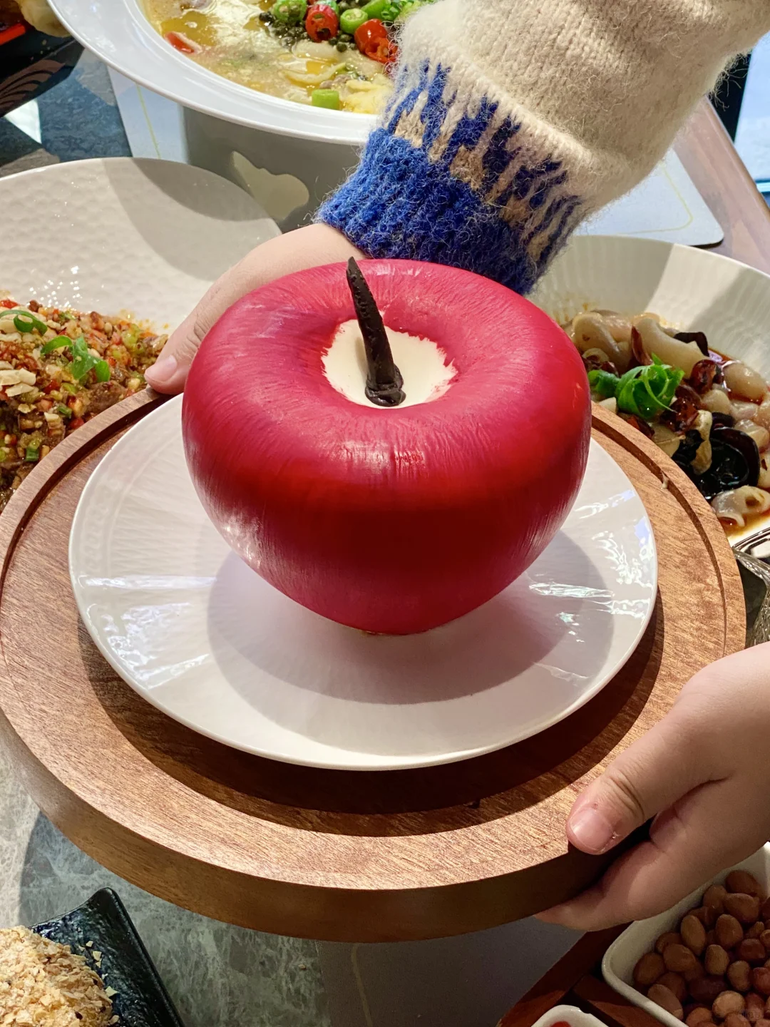 在大连！吃到一颗中式圣诞🎄苹安果🍎……