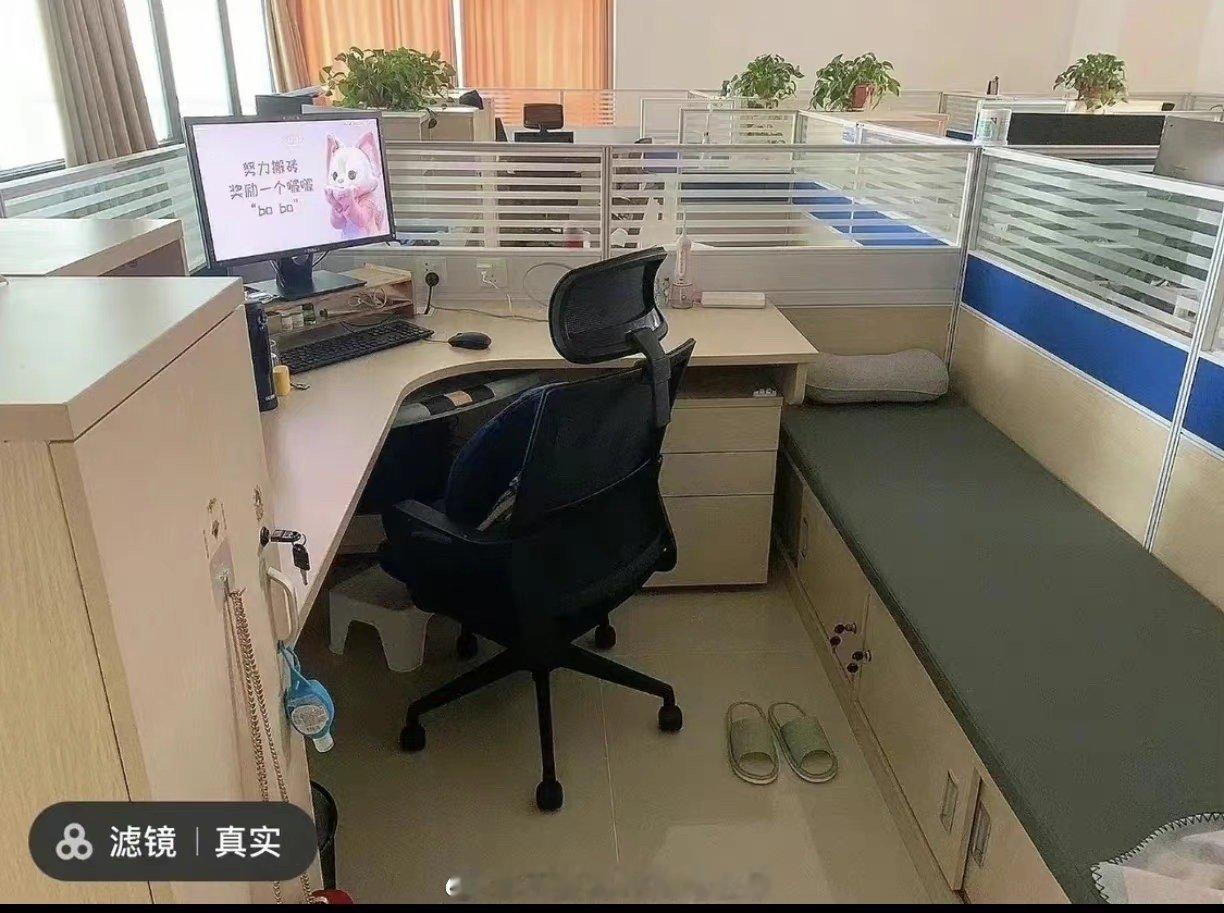 #去散散你的班味#我才是有良知的公司啊，这种工位谁看了不想去上班？ ​ ​​​
