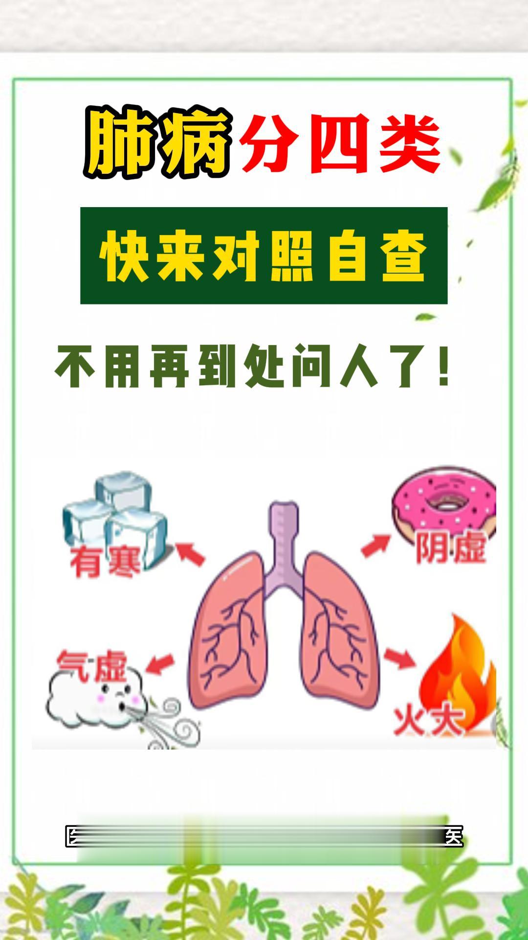 图文 肺病 健康科普