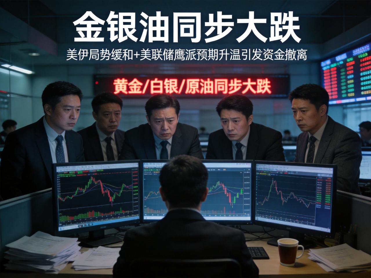 金银油这次集体大跌，确实让不少投资者有点措手不及。按理说，黄金、白银属于避险资产