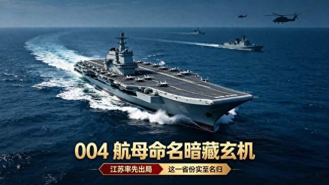 004航母命名暗藏玄机！江苏率先出局，这一省份实至名归