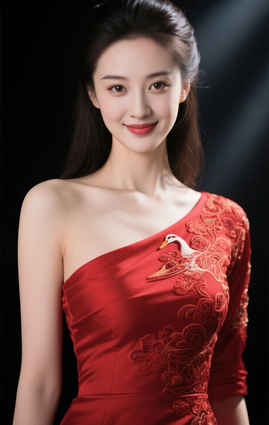 去年五一参加公司活动时，买的这件衣服！
给点意见，怎么样？[偷笑][偷笑]