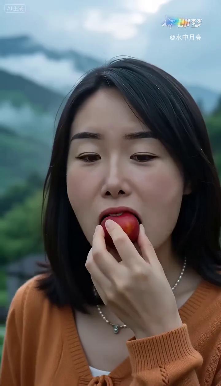 这雨过后连风都是甜的，今年的果子比去年甜。原来最好的味道是风里带来的，来即梦过1