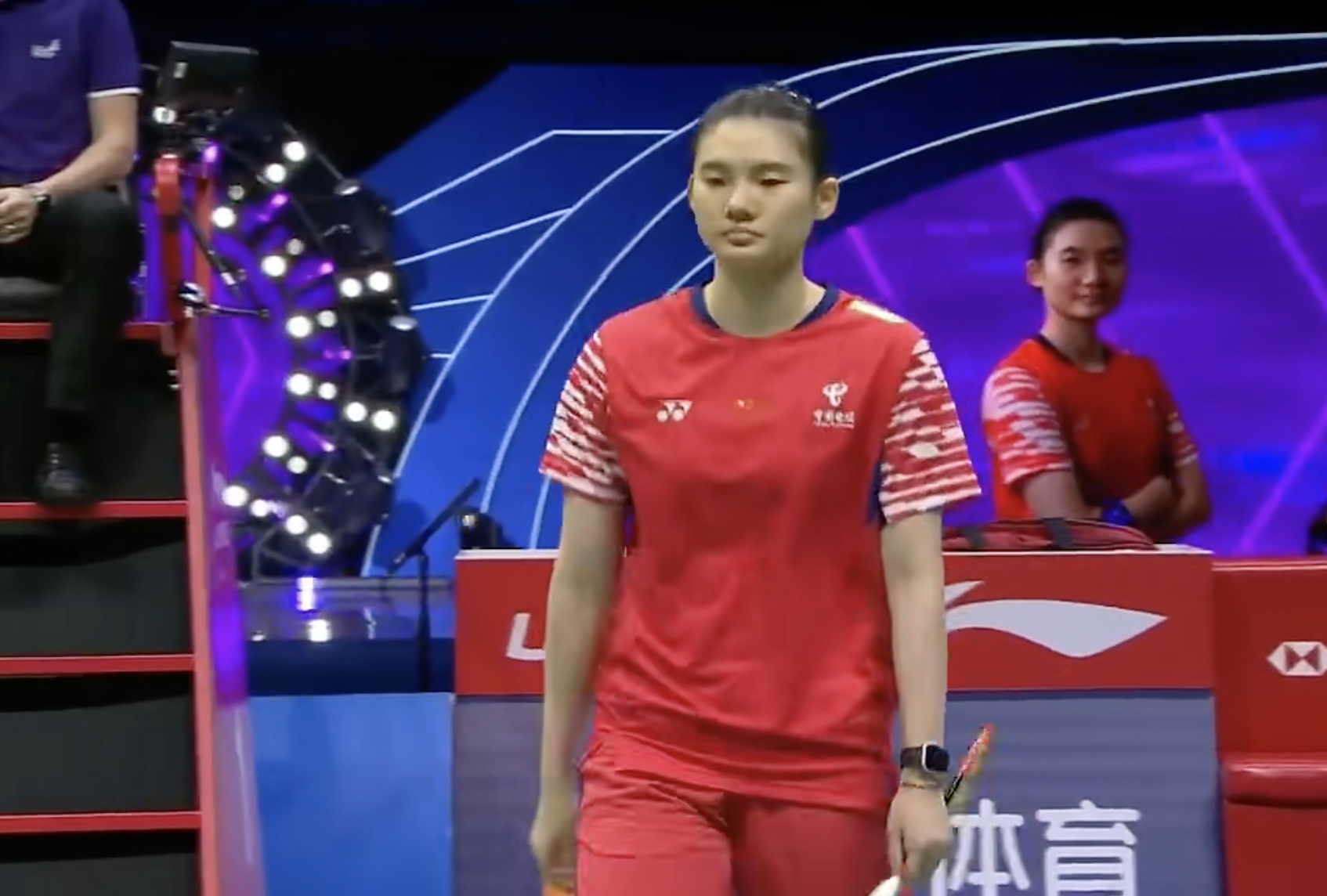 韩悦🇨🇳 vs 🇰🇷安洗莹，比赛马上开始！韩悦vs安洗莹2025年中国羽