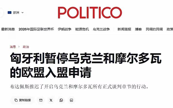 欧盟在心里暗自高兴
司机以为欧尔班下台了，乌克兰加入欧盟的事情就会顺利了，但现实