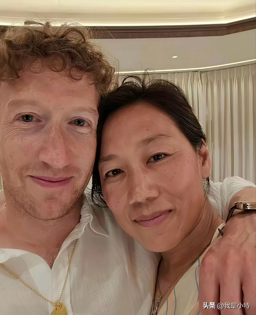 老外的审美和我们差距这么大吗？扎克伯格这么有钱，却娶了一个长相如此普通的女人。或