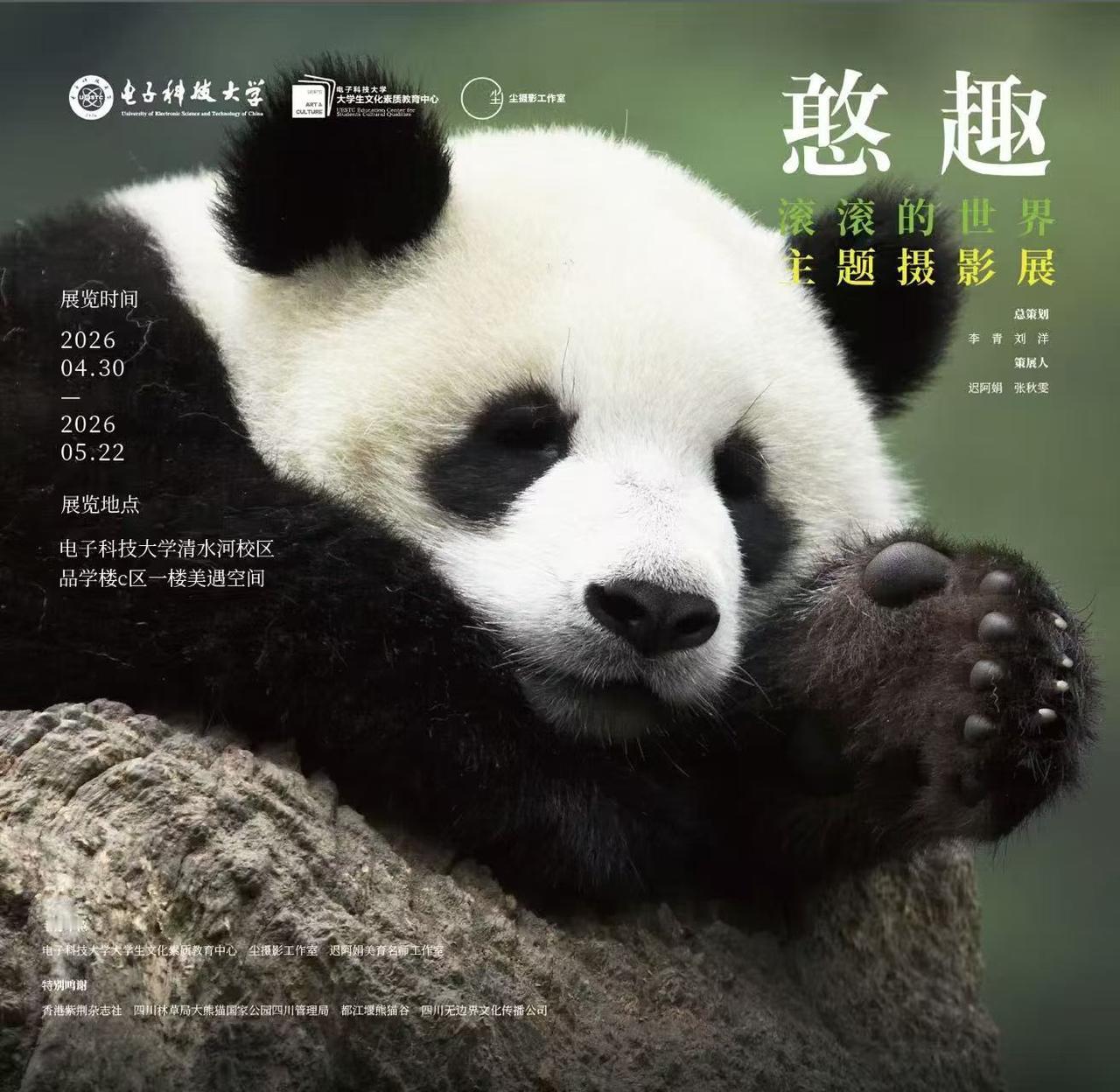 电子科大教学楼里的艺术空间
美遇空间暨
憨趣
滚滚的世界主题摄影
展览
今天开启
