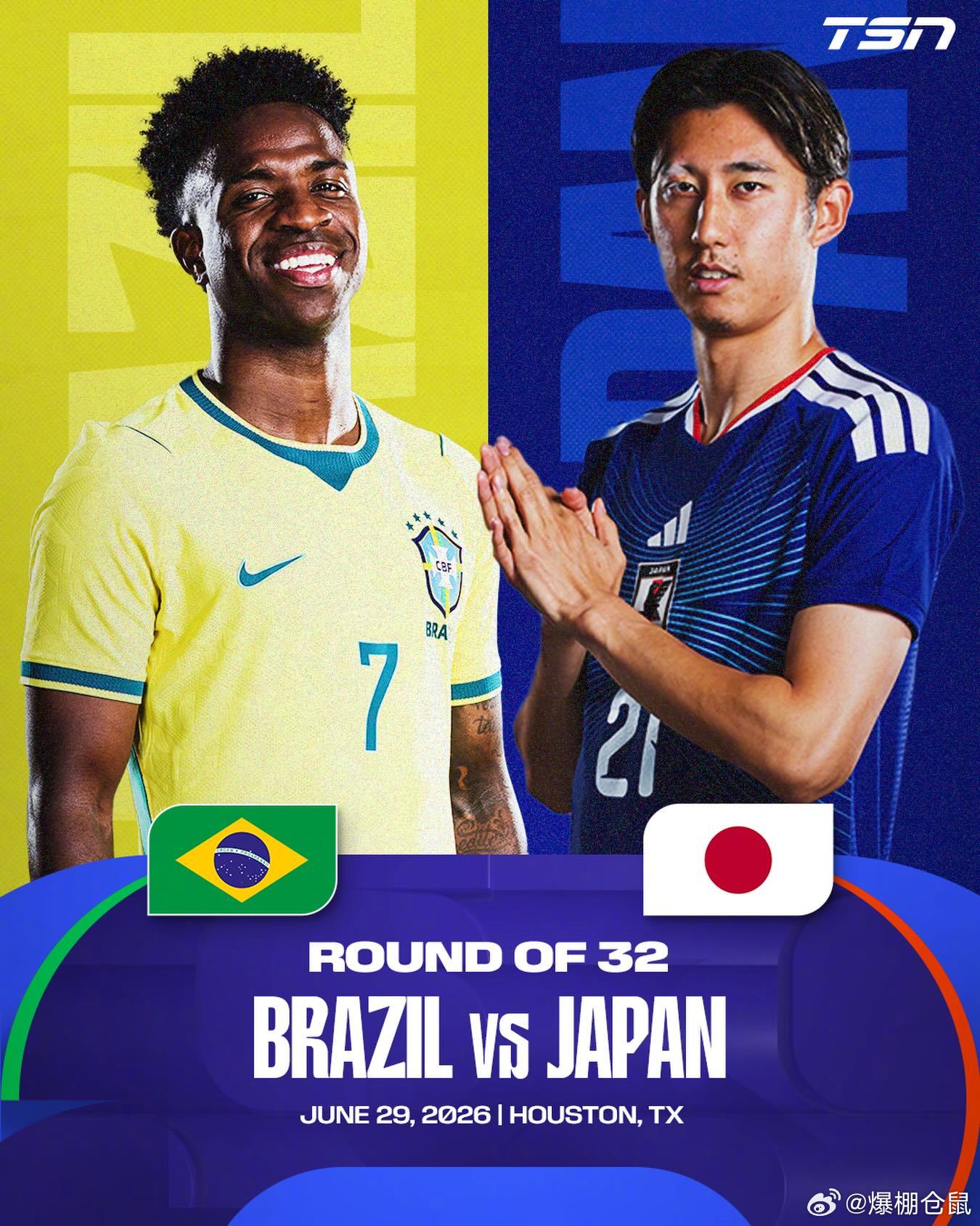 【日本从未赢过世界杯淘汰赛，这次淘汰赛遇上巴西队！】日本队从1998年开始连续7