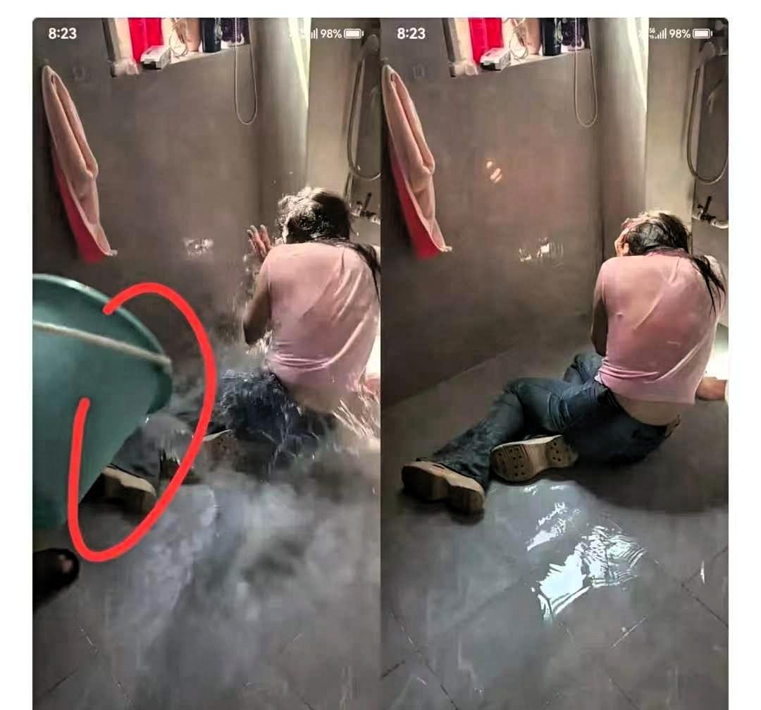 妻子出轨，被丈夫发现，回到家里，丈夫没有跟妻子争吵，也没有动手打骂，等妻子洗澡的