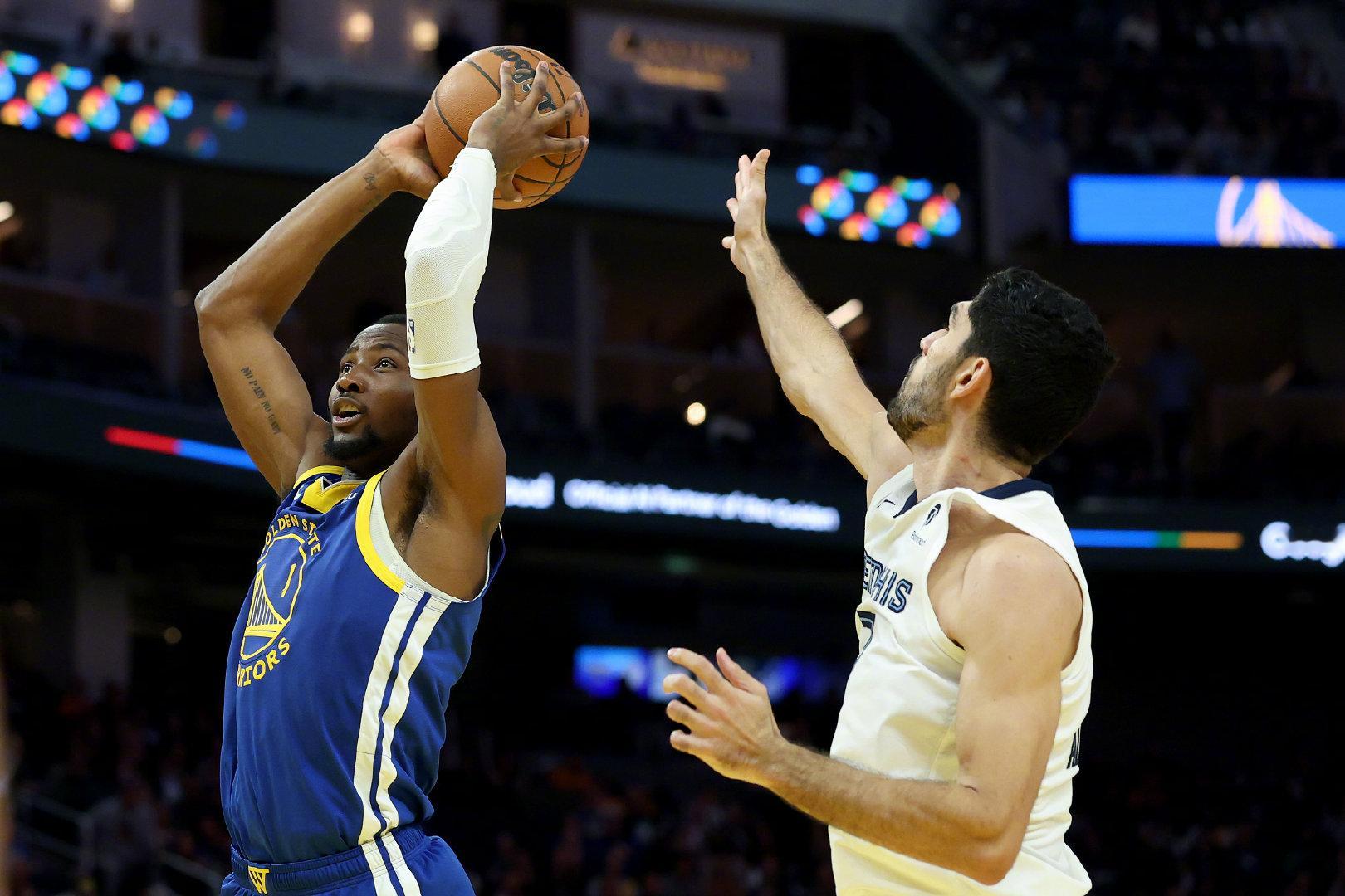 今日比赛精彩图集📸勇士大胜灰熊 ​​​