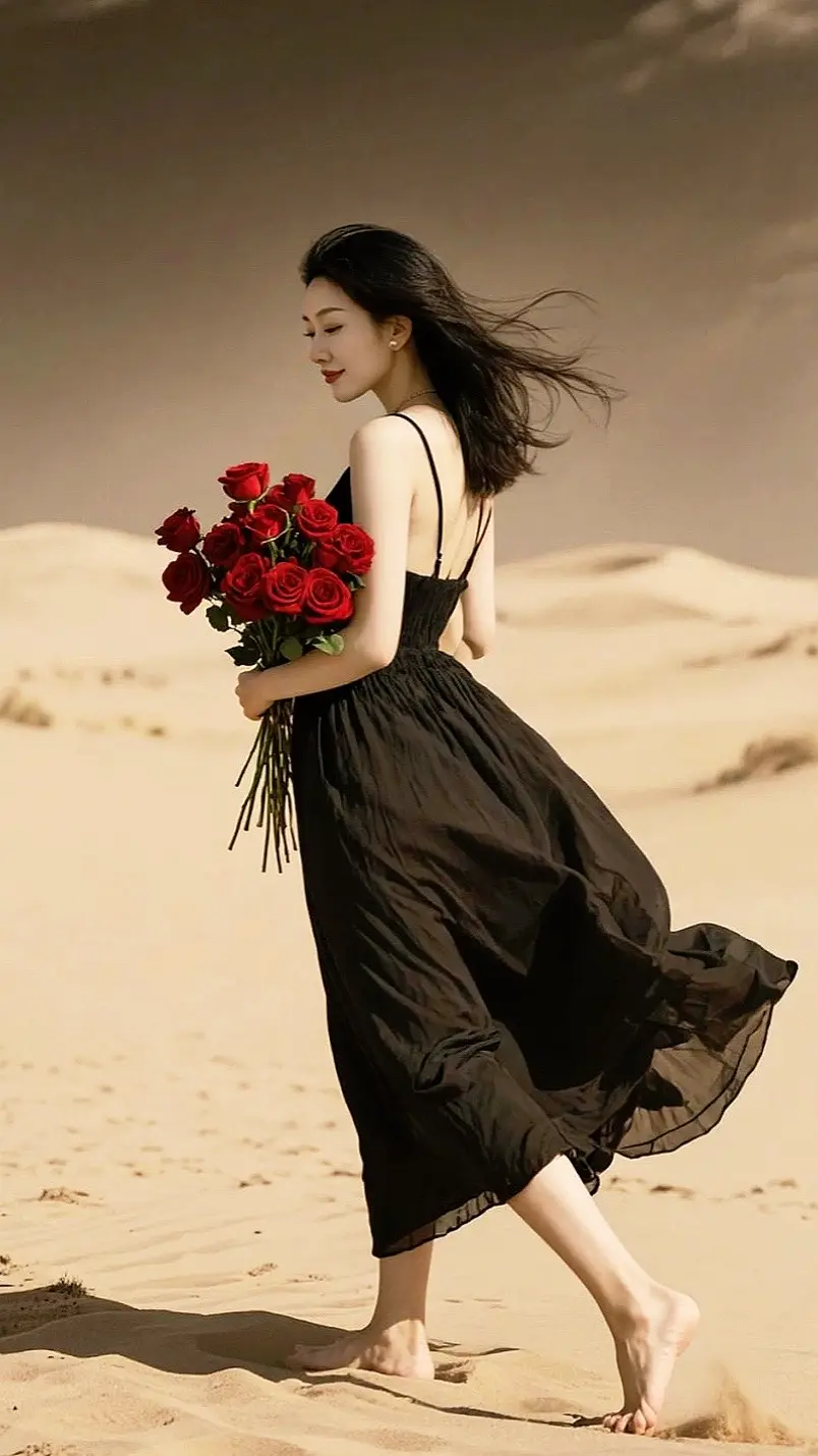 AI沙漠玫瑰写真 ai创作 广告分成玩法达人伙伴计划