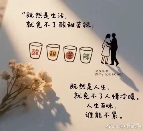 人生百年弹指间，潮起潮落便是一天，花开花谢便是一季，月圆月缺便是一年，生命在前行