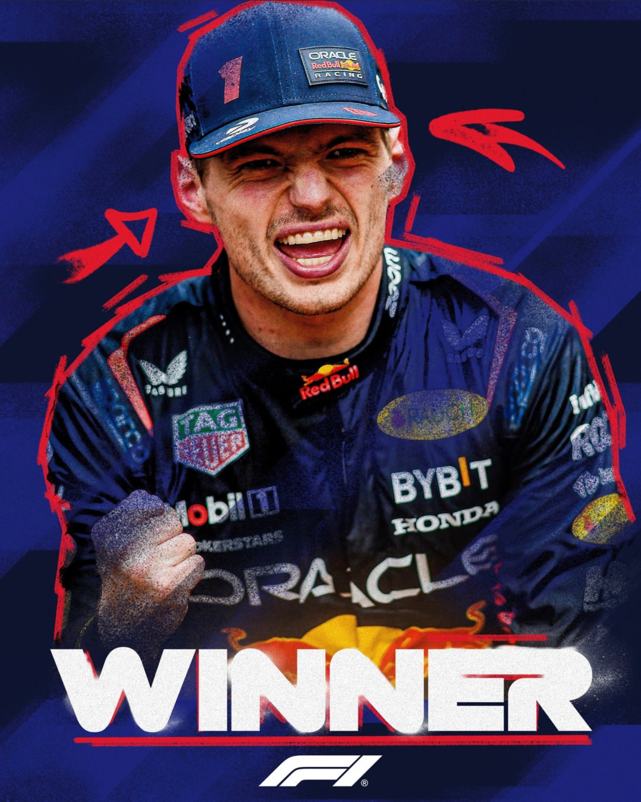2023F1西班牙大奖赛维斯塔潘冠军/最快圈速/领跑汉密尔顿第二，拉塞尔第三赛季