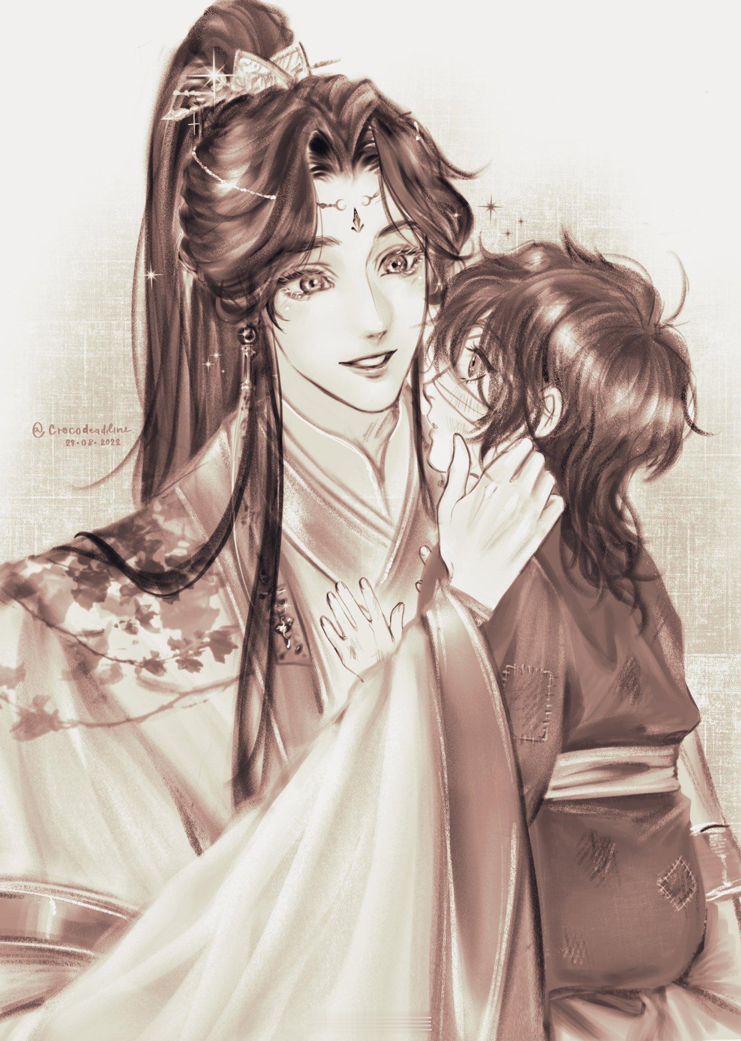 #花怜##天官赐福# 太子殿下是真的很喜欢小花花啊[笑cry]cr:crocod