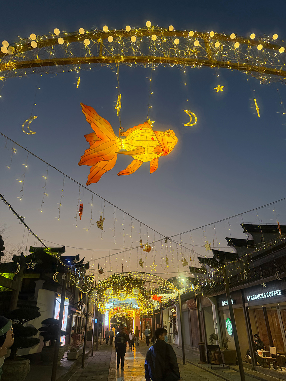 古塔亮灯、鱼灯巡游、光影秀……马年来上海看“璀璨烟火”