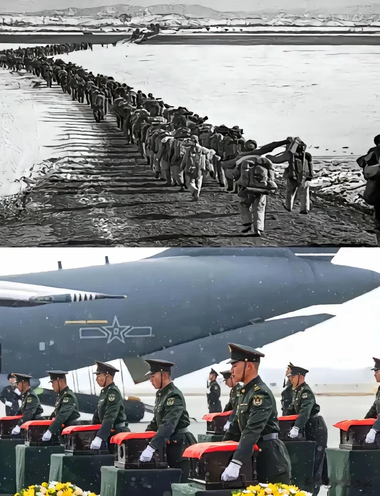 为保家卫国牺牲在异国他乡的烈士们终于回国了！向你们敬礼！[祈祷][祈祷]