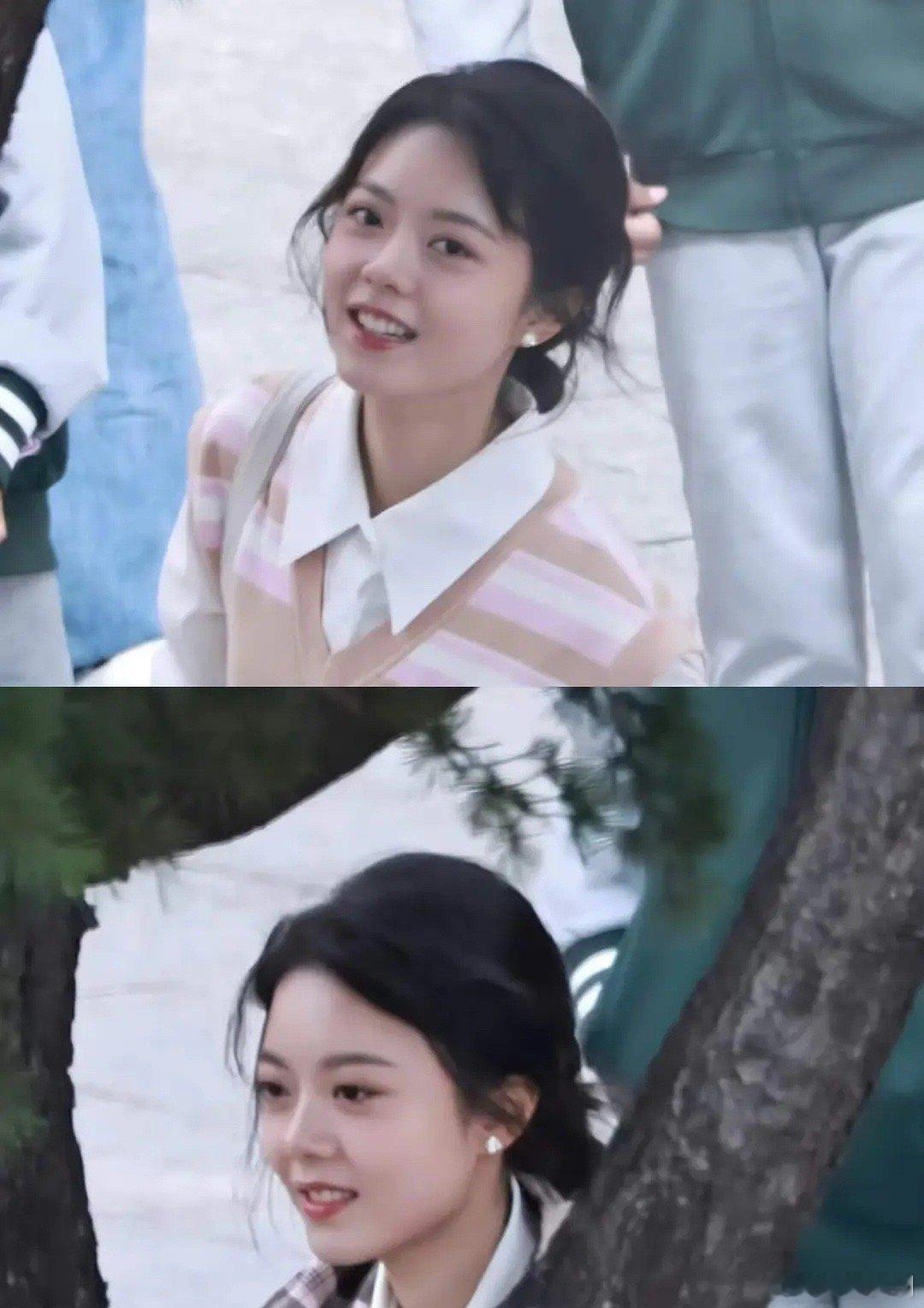 赵今麦剧中25岁的造型，这是当老师了吗 ​​​