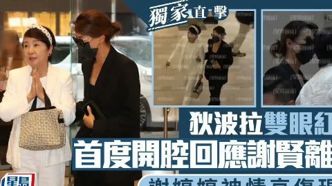 谢贤离世狄波拉谢婷婷首现身谢贤安详离世享年89岁，狄波拉与谢婷婷现身神情哀伤。狄