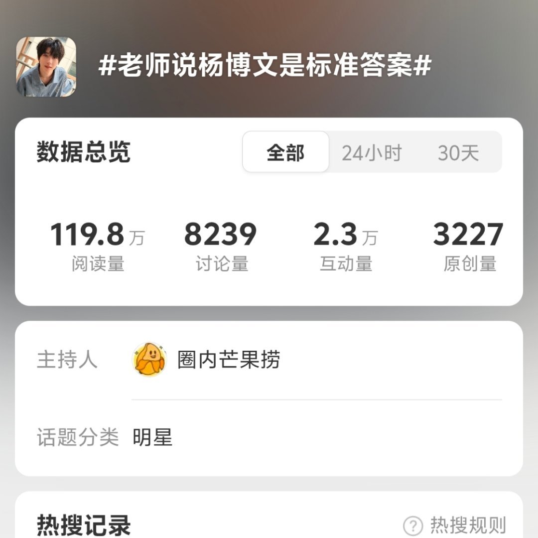 热搜原创不够不够‼️继续冲‼️我们一定要冲上去‼️老师说杨博文是标准答案